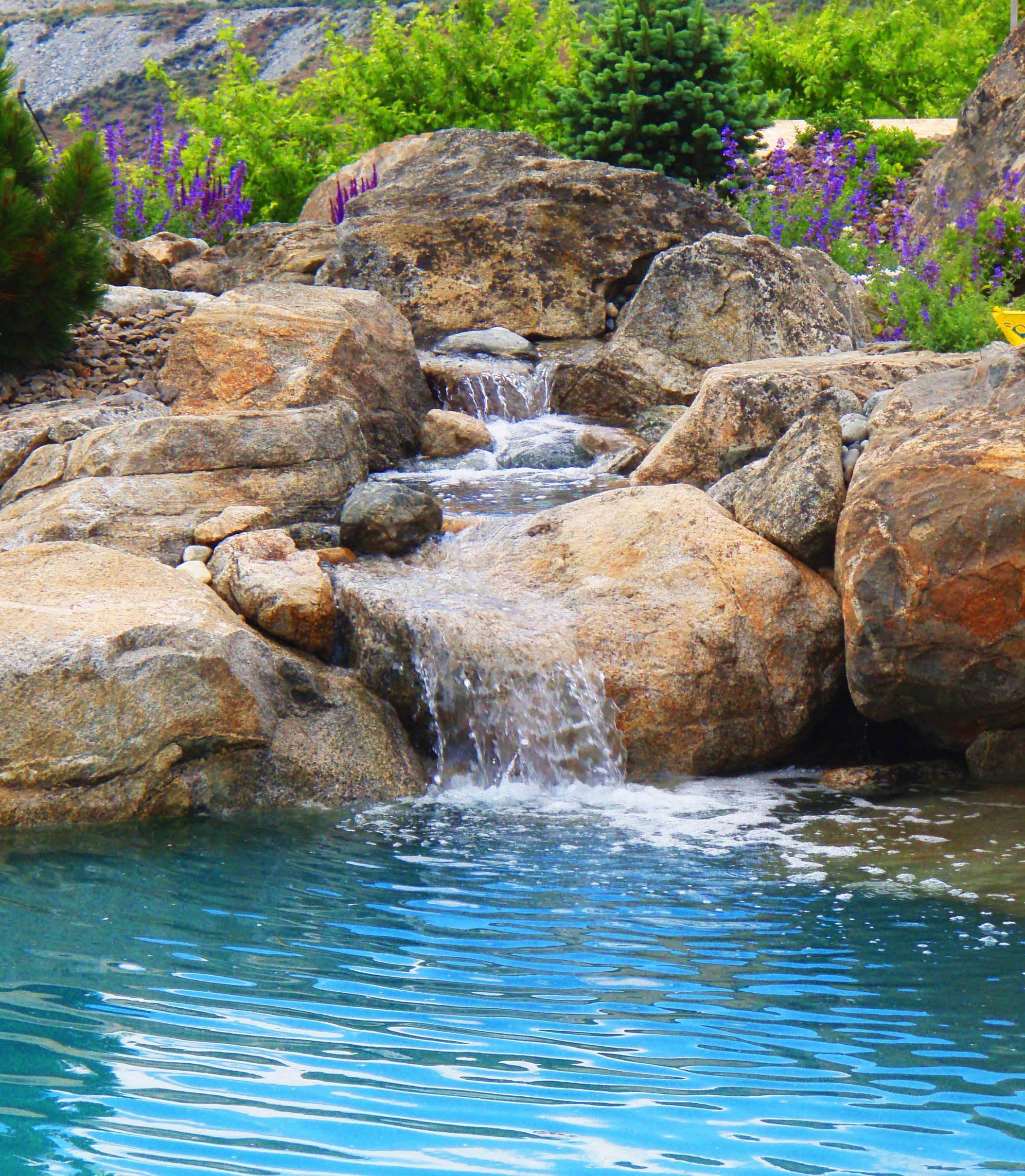 Estate Waterfall Feature